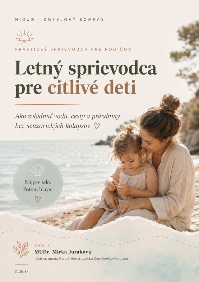 Letný sprievodca pre citlivé deti — obálka